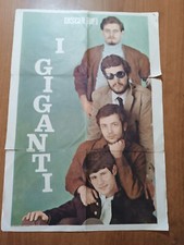 I GIGANTI manifesto / poster allegato 45 giri TEMA
