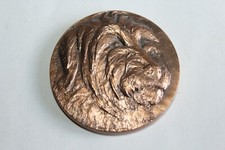 Médaille en bronze chien