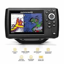 Humminbird Ecoscandaglio GPS Plotter Completo di Trasduttore - Helix 5 Chirp GPS G3
