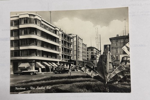 Cartolina modena via emilia - -,