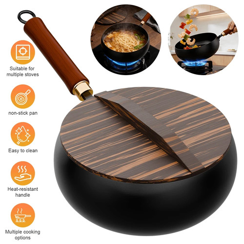 Wok acciaio carbonio - wok,