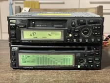 Kenwood KRC-X77 KDC-G77 1DIN + 1DIN CD Cassette Deck revisionato testato