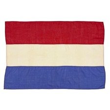 Bandiera Olanda vintage lana cucita vecchio tessuto arte tessile olandese