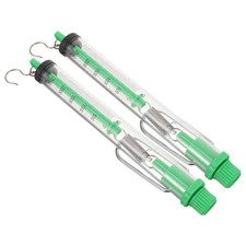  2 Pezzi Bilanciatore a Molla Misuratore di Forza Bilancia Meccanica con Gancio Dinamometro