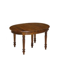 TAVOLO OVALE ALLUNGABILE IN