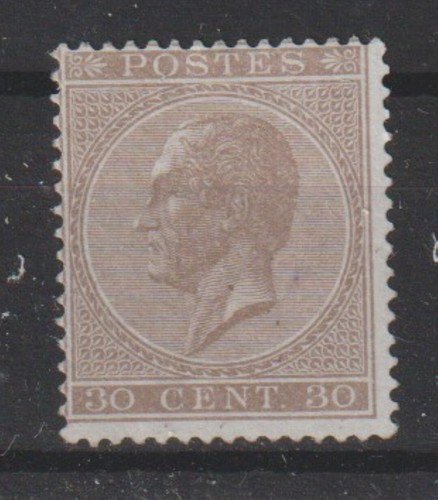 Belgio 1865 cob 19a - -,