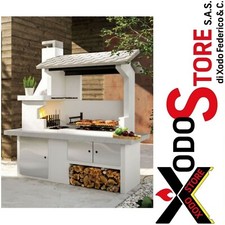 Barbecue muratura legna PALAZZETTI TRINIDAD 2 - PRONTA CONSEGNA mail x sconto