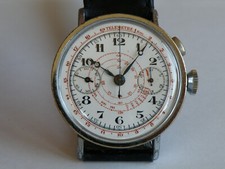 LEMANIA-CRONO-MONOPULSANTE-RUOTA A COLONNE-LEMANIA 15 CH-OVERSIZE (36 MM)-RARO