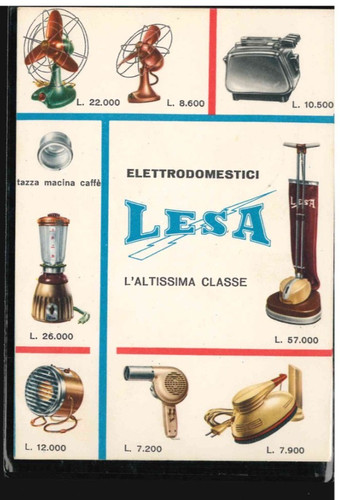 Cartolina pubblicitaria lesa - cartolina,
