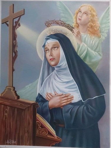 Santa rita cascia stampa - cascia_,