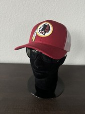 Cappello berretto camionista retrò Throwback Old Washington Redskins logo ricamato NUOVO 🏈