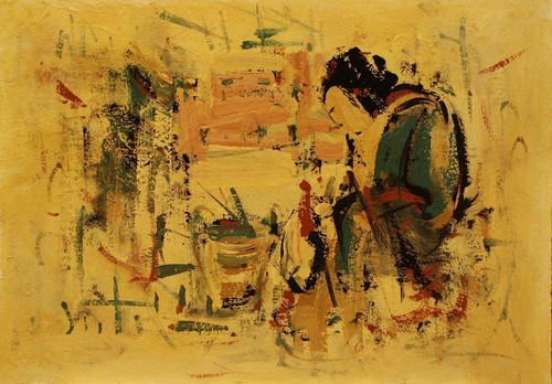 Figura personaggio seduto - figura,