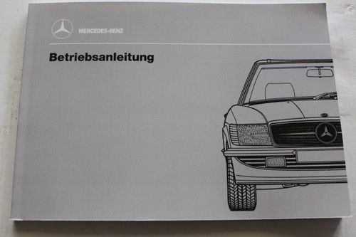 Mercedes benz 107 manuale - benz, sl