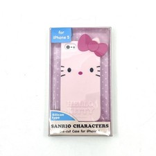 Custodia Silicone Hello Kitty iPhone 5 | Personaggi Sanrio Die-Cut Rosa Giappone