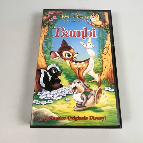 Bambi vhs disney originale - vhs,