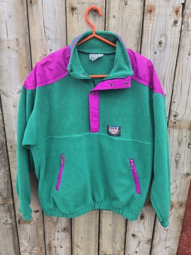 Vintage 80s kway fleece - vintage, nylon