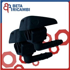Coppia Spruzzatore Ugello Tergi Lavavetro Anteriore Per Fiat Panda Punto Ypsilon