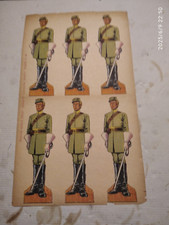 MARCA STELLA ANNI '20/40- SOLDATINI DI CARTA -CAVALLERIA SUDISTA- 30X20 CM