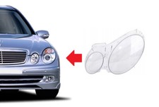 Cover Vetro Lente per Faro Xenon Mercedes E-Klass W211 2002-2009 LATO GUIDA