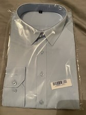 Camicia uomo cotone blu moda