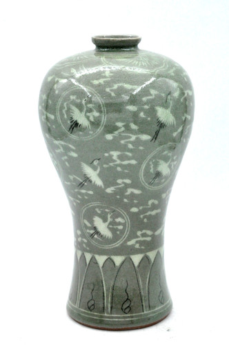 Antico vaso ceramica vol - in,