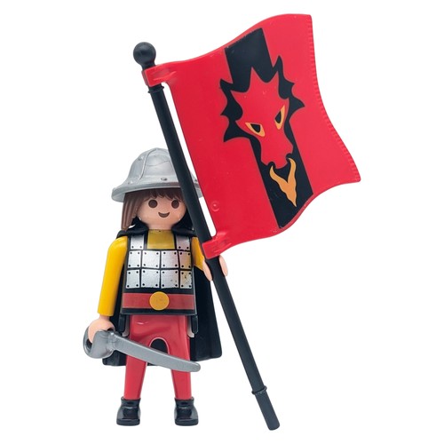 Playmobil cavaliere rosso