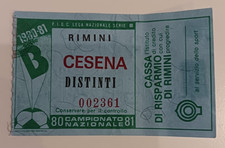 TICKET BIGLIETTO CALCIO RIMINI