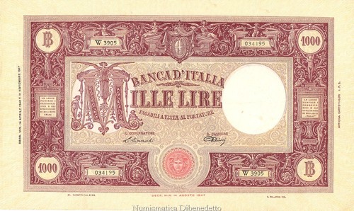 Repubblica 1000 lire - repubblica,