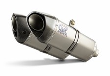 Scarico Per Kawasaki Z1000 2007-2009 GRmoto In Carbonio Titanio