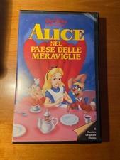 Vhs Walt Disney alice nel paese delle meraviglie originale 1984 videocassetta