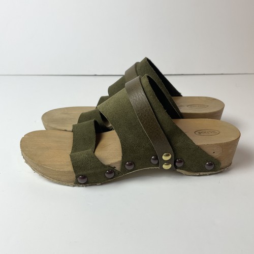 Zoccoli scholl cachi marrone - cachi,
