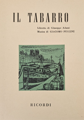 Libretto opera tabarro - "il, tabarro"