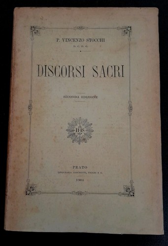 Discorsi sacri vincenzo - discorsi, sacri-p.vincenzo