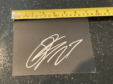 1x CASEY STONER FIRMATO 'MOUNT CARD' LARGE - DUCATI HONDA MOTO GP - FOS 14/7/23