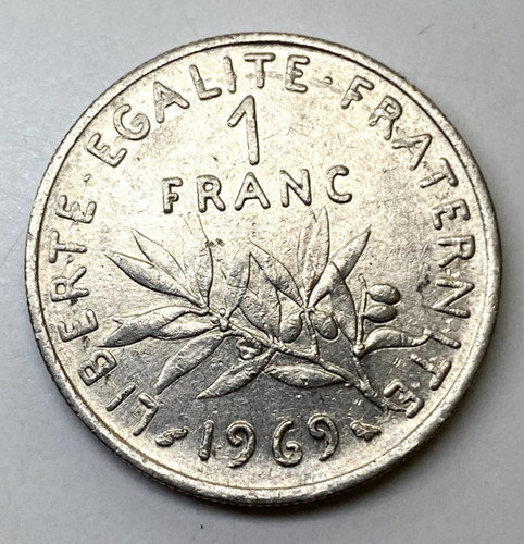 Francia 1969 franco storica - 1, franco,