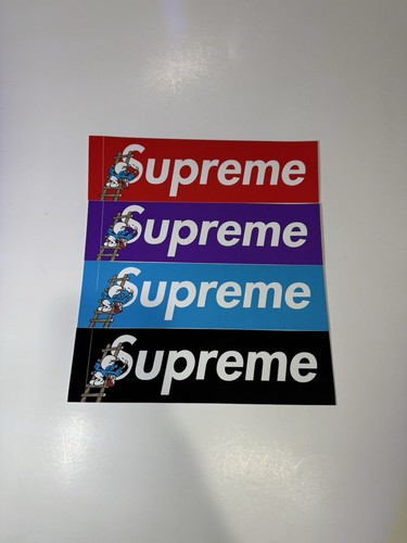 Supreme smurf box - box, logo