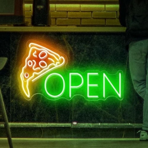Neon pizza sign - –, acrilico