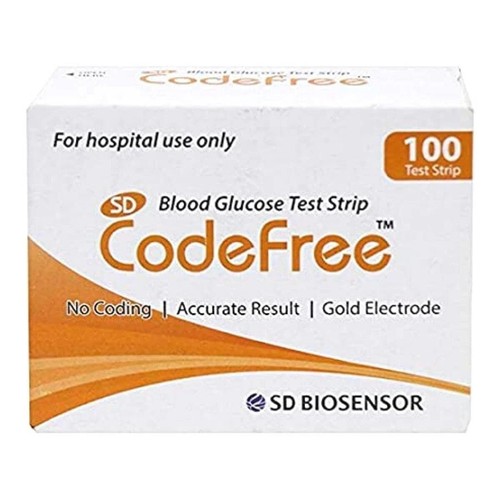 100 strisce reattive glicemia - strisce,