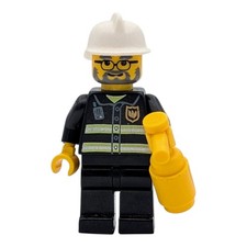 LEGO minifigure pompiere casco