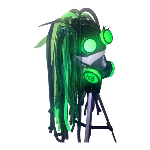 Green and black - black, cyberlox