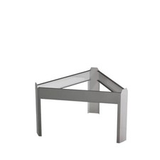 PIEDISTALLO, BASE PER CONTENITORE E MATURATORI  , REALIZZATO IN ACCIAIO ZINCATO