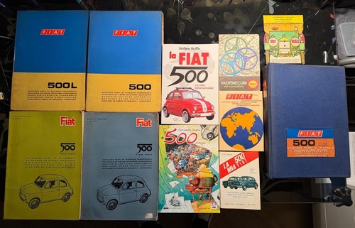 Manuali fiat 500 1965 - , rari