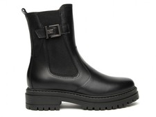 NERO GIARDINI SCARPE STIVALETTI CHELSEA DONNA INVERNO I514830D 100  ANFIBI IN PE