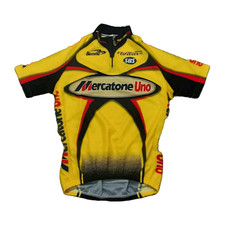 BIEMME Maglia Ciclismo Mercatone Uno Vintage Bike Jersey Maillot Trikot Size S