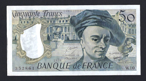 Banque france 50 francs - banque,