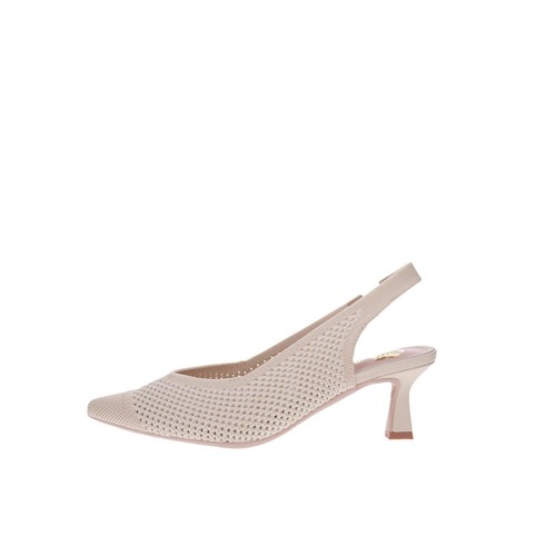 Marina grey decollete - grey, pelle