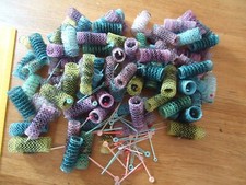 Grandi Lotto Bigodini Strumento Acconciatura Parrucchiere Capelli Bigodino