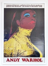 Manifesto Mostra Andy Warhol a Ferrara 1975 - Grafica Vintage, Litografia