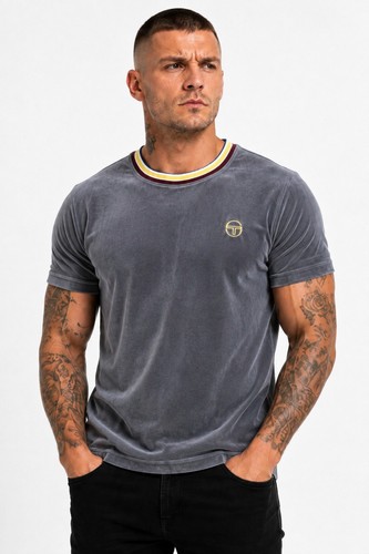 Shirt girocollo uomo - t-shirt, velluto