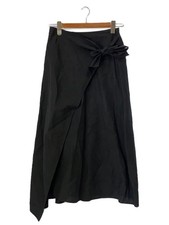 gonna lunga nera tinta unita